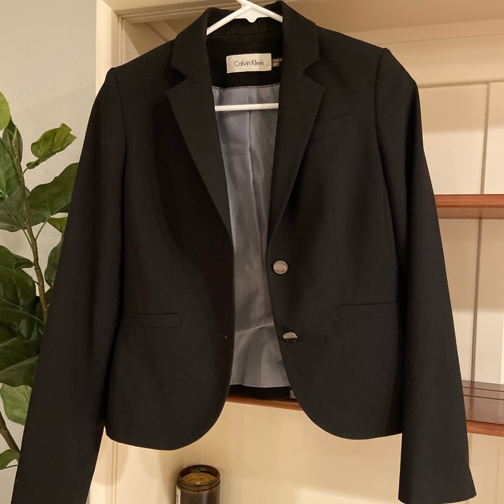 Black Calvin Klein Blazer - 6P